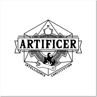 Artificer (Black) Posters and Art